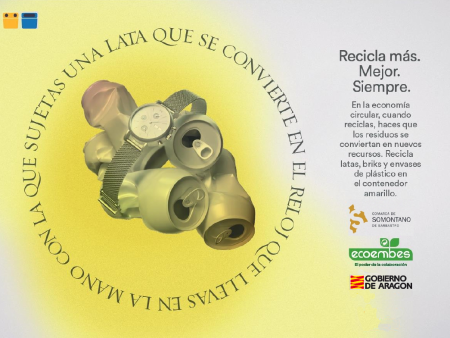 Reduce. Reutiliza. Recicla. Nueva campaña de Ecoembes hacia la economía...