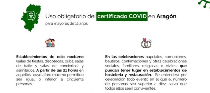 Imagen Prorrogada hasta el 8 de febrero la obligatoriedad de presentar el certificado COVID en determinados ámbitos